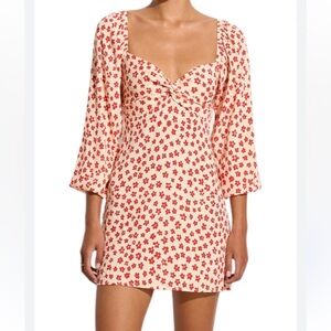NWT FAITHFULL THE BRAND Amias mini dress in Gita floral size XS